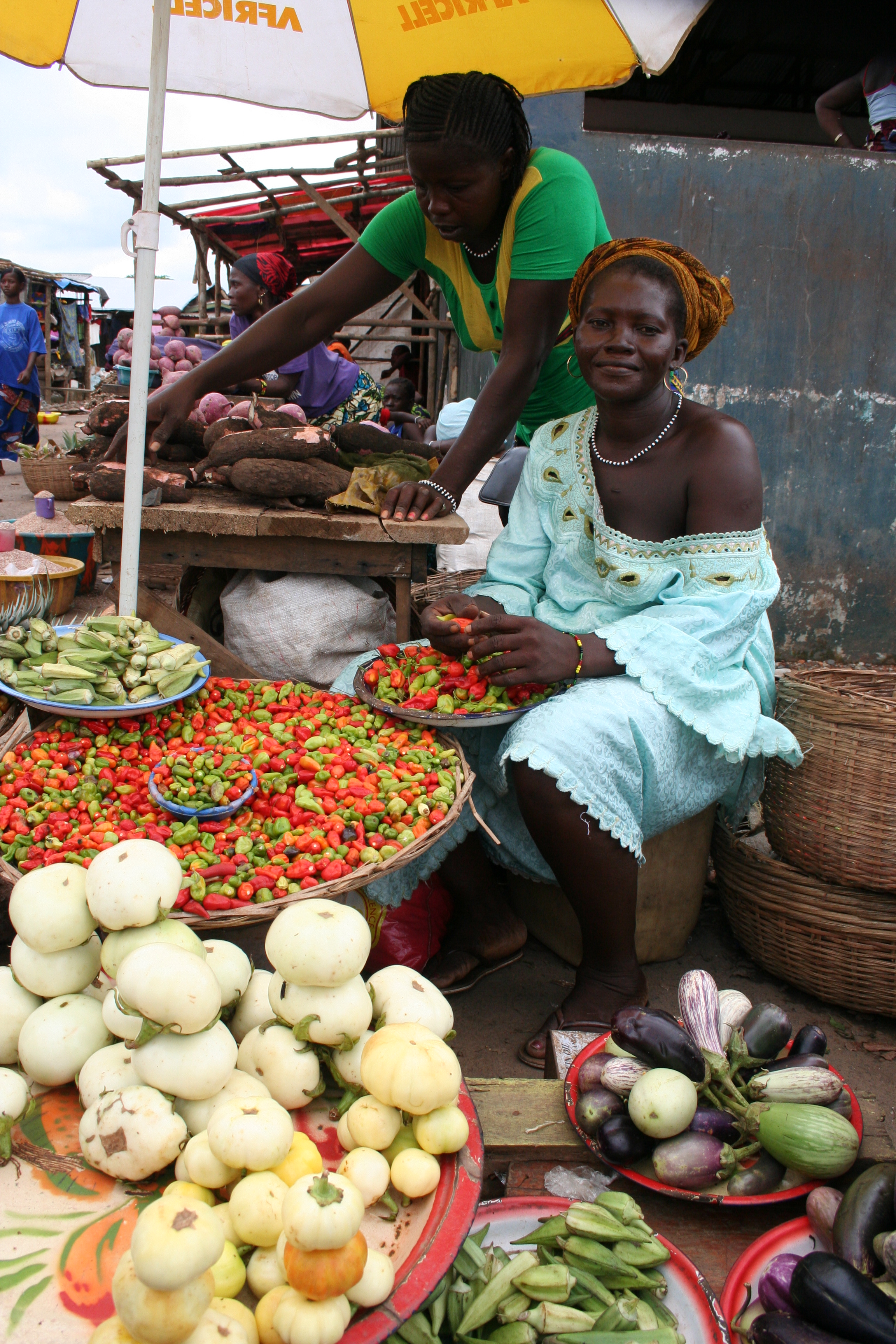 Market lady, Freetown